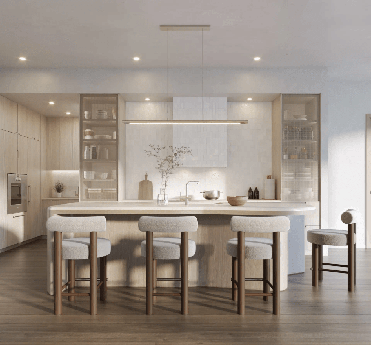 Apartamento mediterráneo moderno en Dénia, Costa Blanca, con diseño contemporáneo y espacios luminosos