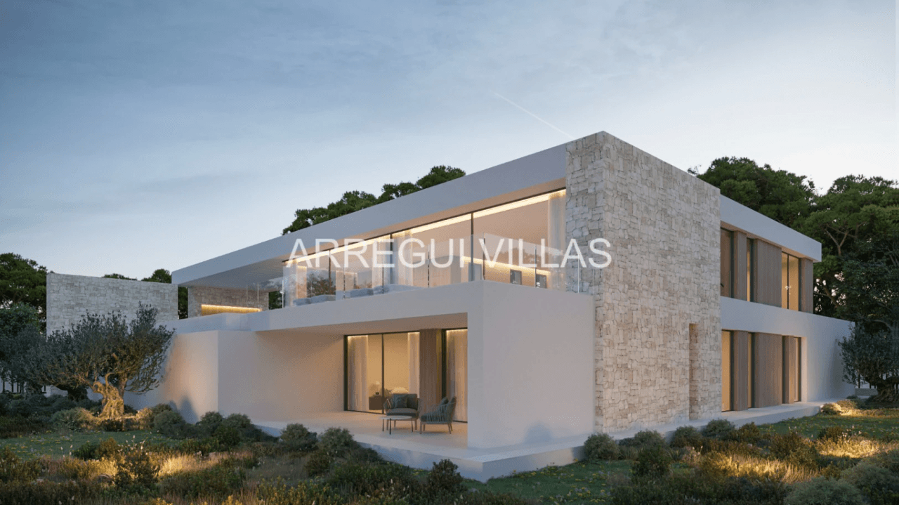 Excepcional villa contemporánea en Moraira con acabados premium, máxima luminosidad y una ubicación privilegiada junto al Mediterráneo