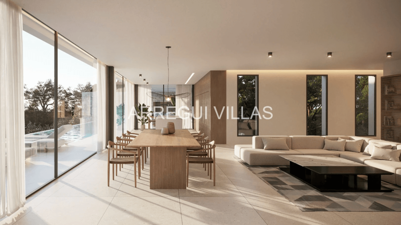 Excepcional villa contemporánea en Moraira con acabados premium, máxima luminosidad y una ubicación privilegiada junto al Mediterráneo