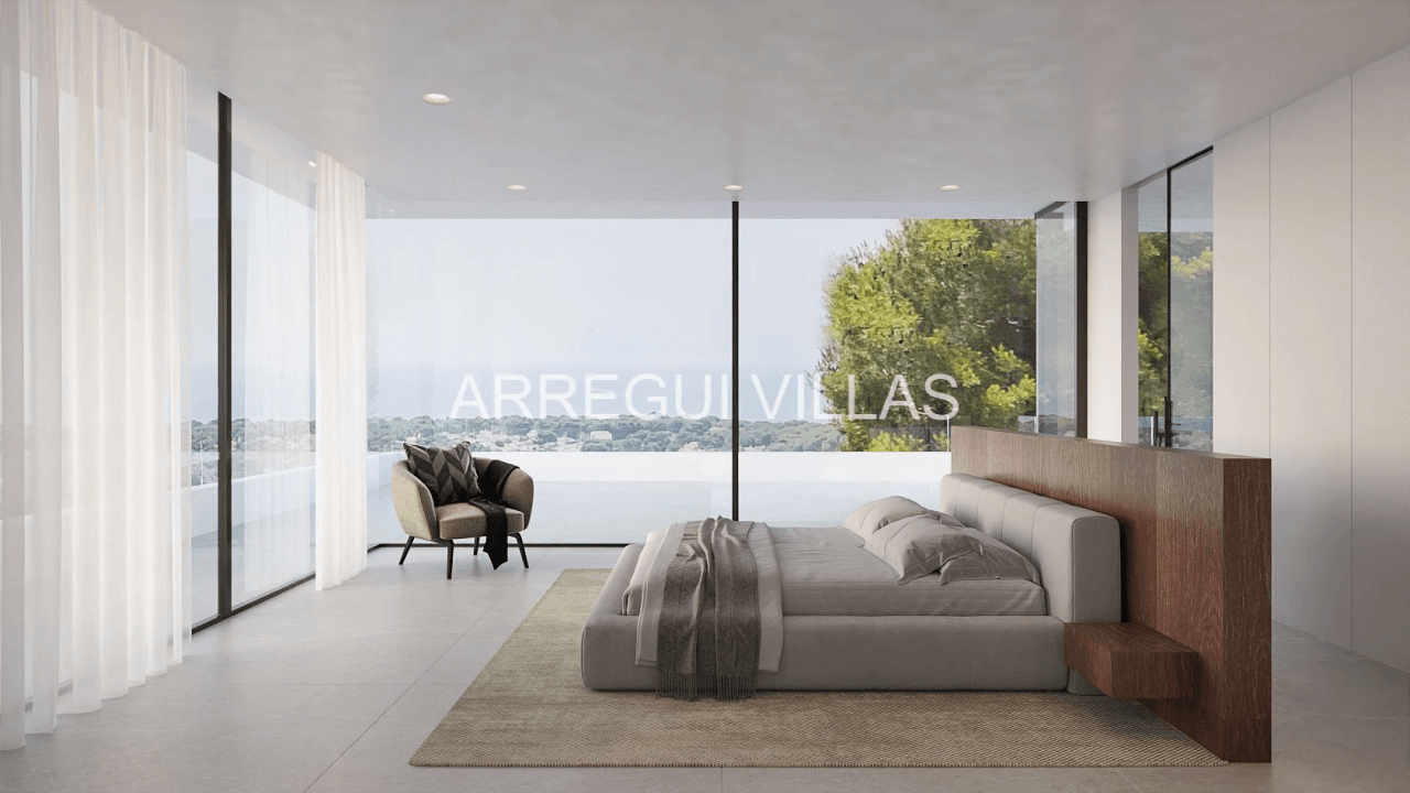 Magnífica villa de diseño en Moraira con preciosas vistas, amplios espacios y máxima luminosidad